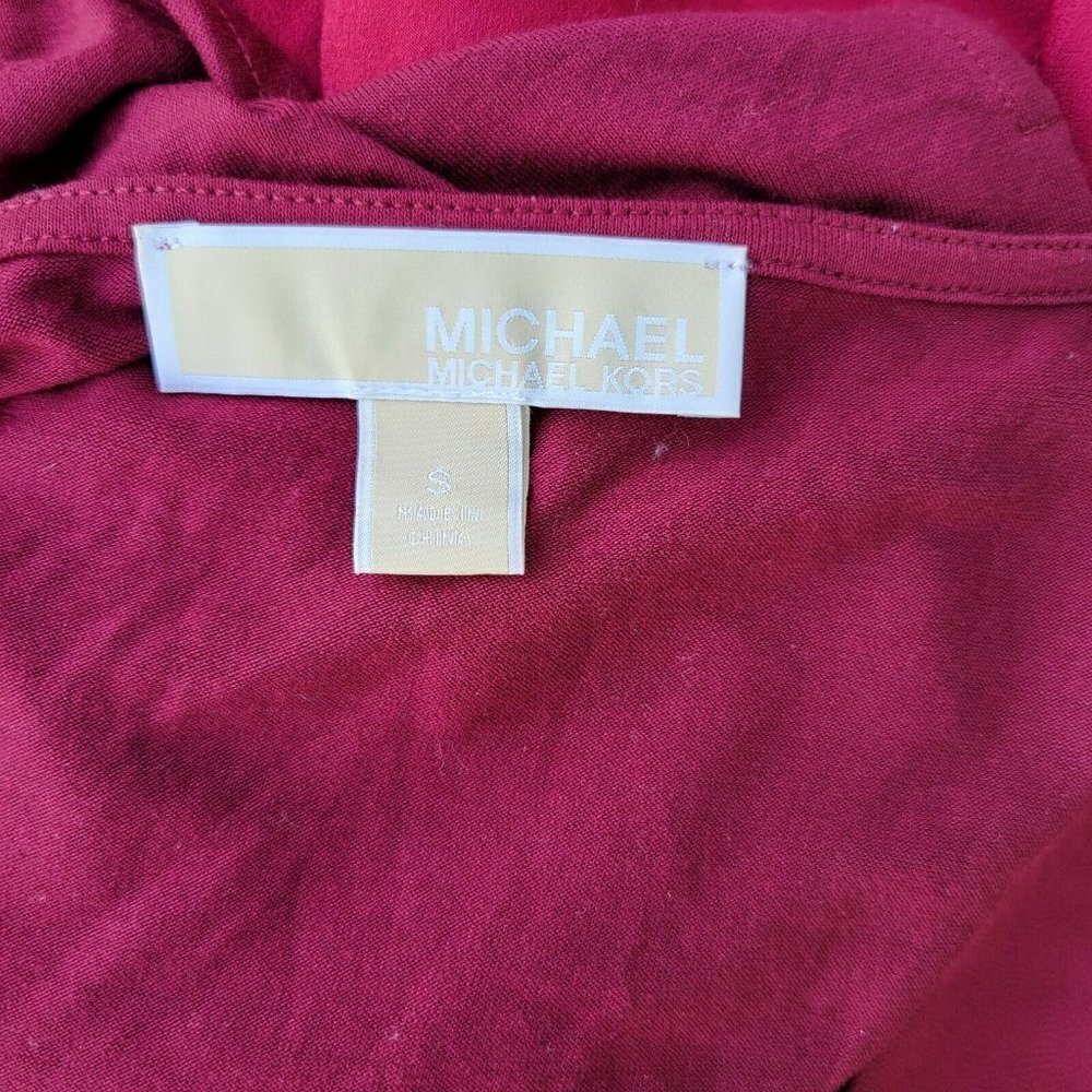 Michael Kors MK Long Sleeve Blouse. Size Small. New With Defect - Picture 12 of 14